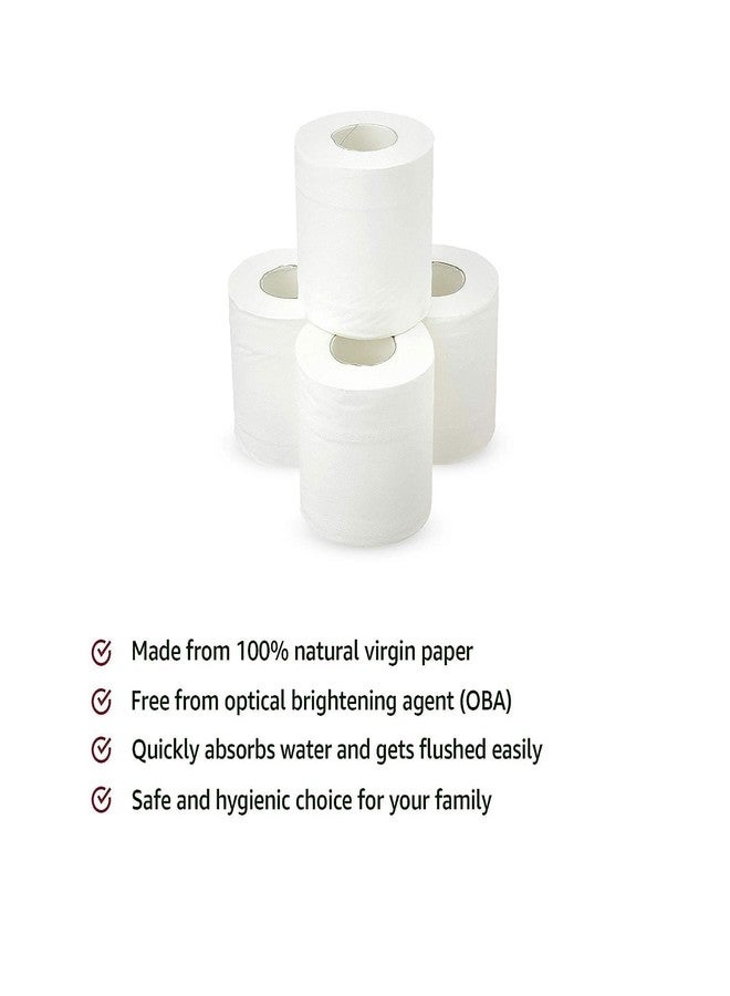 Rosella 4 ply Musk Scented Toilet Tissue Paper Roll Family Sanitary Rolls Thicker, Extra Soft & Highly Absorbent Perfect for Your Home and Office (Pack of 6 Rolls - 250 Sheets Per Roll - Image 2