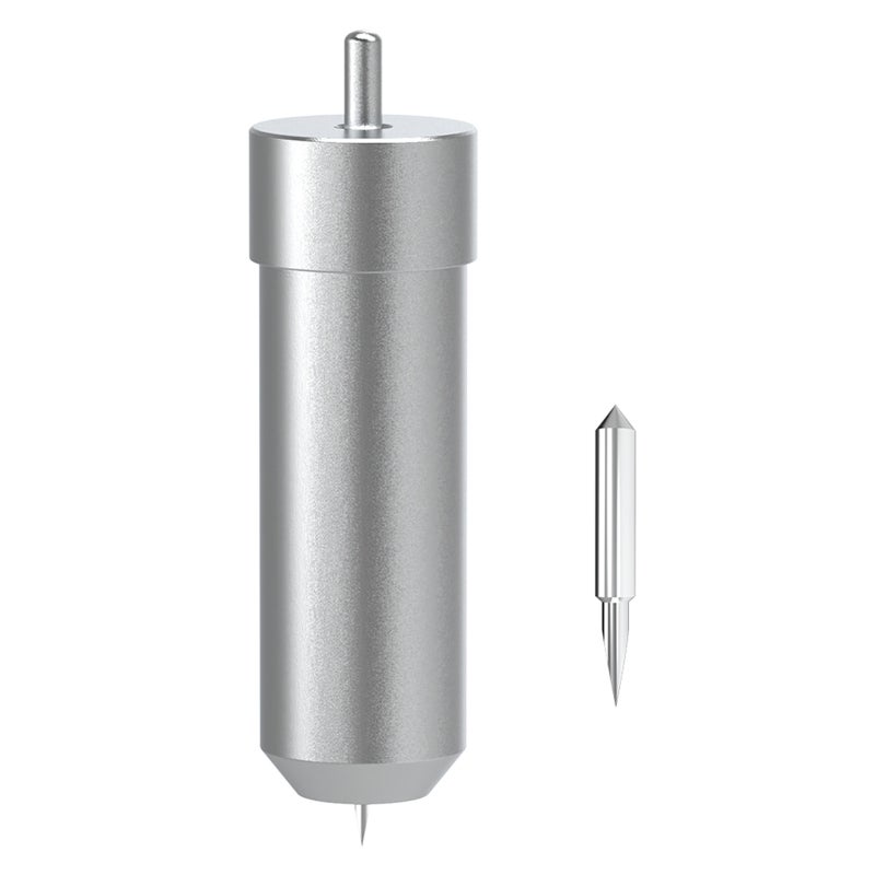 Cricut Blades: Silver Aluminum Alloy Housing, 50° Sharp Sturdy Design - Wide Machine Compatibility Cutting Dies For Crafts for DIY Craft Enthusiasts - Image 1