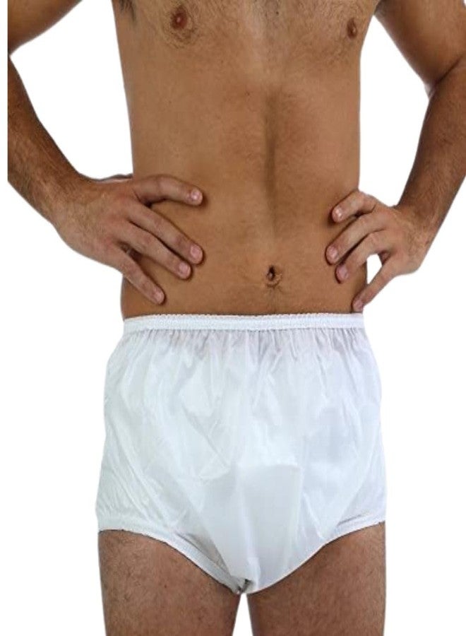 Wemyc Adult Pull-On Pants Waterproof Incontinence Brief- Unisex - Soft, Noiseless I Swim Brief I Bedwetting Brief I Overpants (2XL) - Image 4