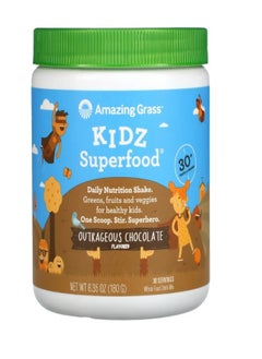 Amazing Grass Kidz Superfood Outrageous Chocolate 6.35 oz 180 g  - Image 1