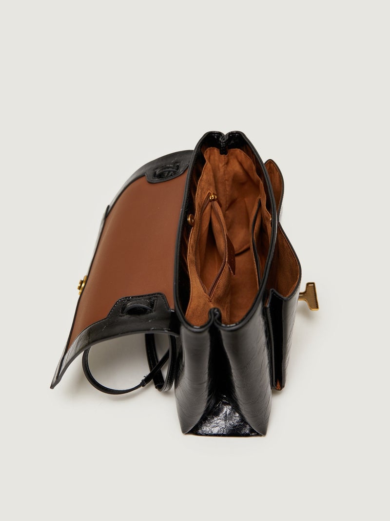 PU Leather Large Tote Bag – Women's Urban Shoulder Bag with Stitching - Image 2