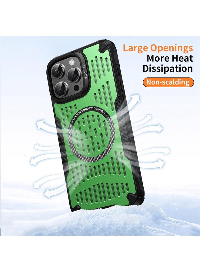 اس-توب جراب لهاتف iPhone 14 Pro Max Ice Front Cooling MagSafe جراب هاتف مغناطيسي - Image 3