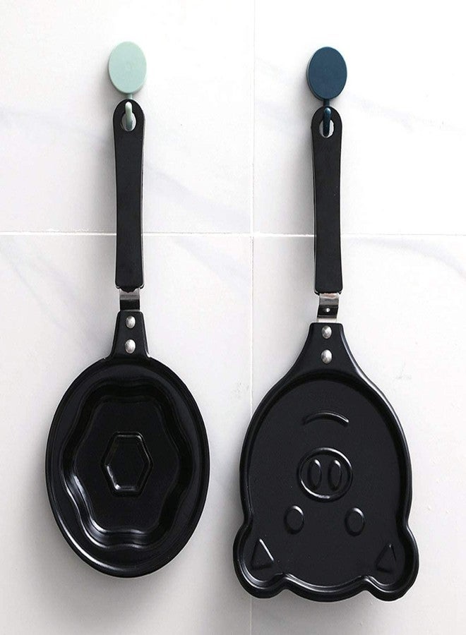 ACHAL Non Stick Cartoon Shape Mini Non-Stick Egg Frying Pan/Pancake Egg Frying Pan/Breakfast Omelette Pan (1 Pcs Mini Omlet Pan), Black - Image 3