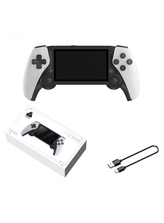 MUNTAQI M25 Handheld Game Console 4.3 Inch Screen 64G Built-in 20000+ Retro Video Games, HDMI-Compatible Portable Gaming Player with Dual Controllers, TV Output & Rechargeable Battery - Image 1