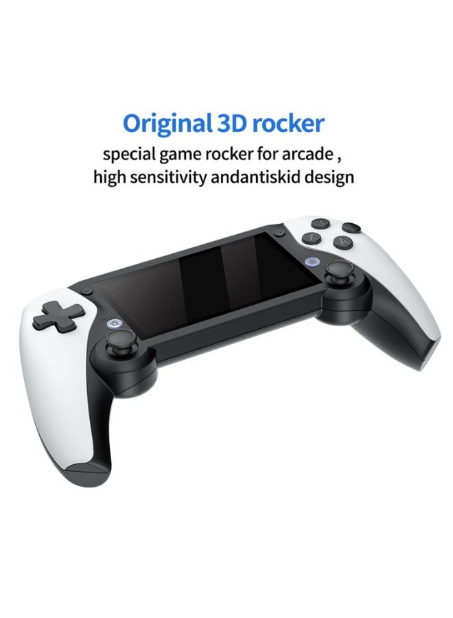 MUNTAQI M25 Handheld Game Console 4.3 Inch Screen 64G Built-in 20000+ Retro Video Games, HDMI-Compatible Portable Gaming Player with Dual Controllers, TV Output & Rechargeable Battery - Image 2