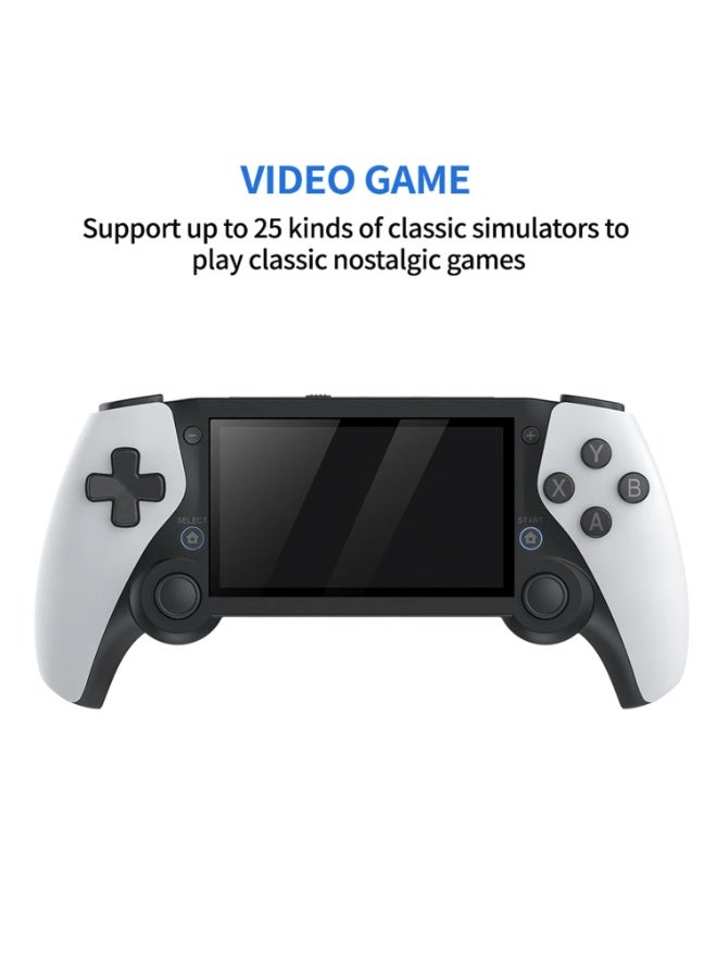 MUNTAQI M25 Handheld Game Console 4.3 Inch Screen 64G Built-in 20000+ Retro Video Games, HDMI-Compatible Portable Gaming Player with Dual Controllers, TV Output & Rechargeable Battery - Image 3