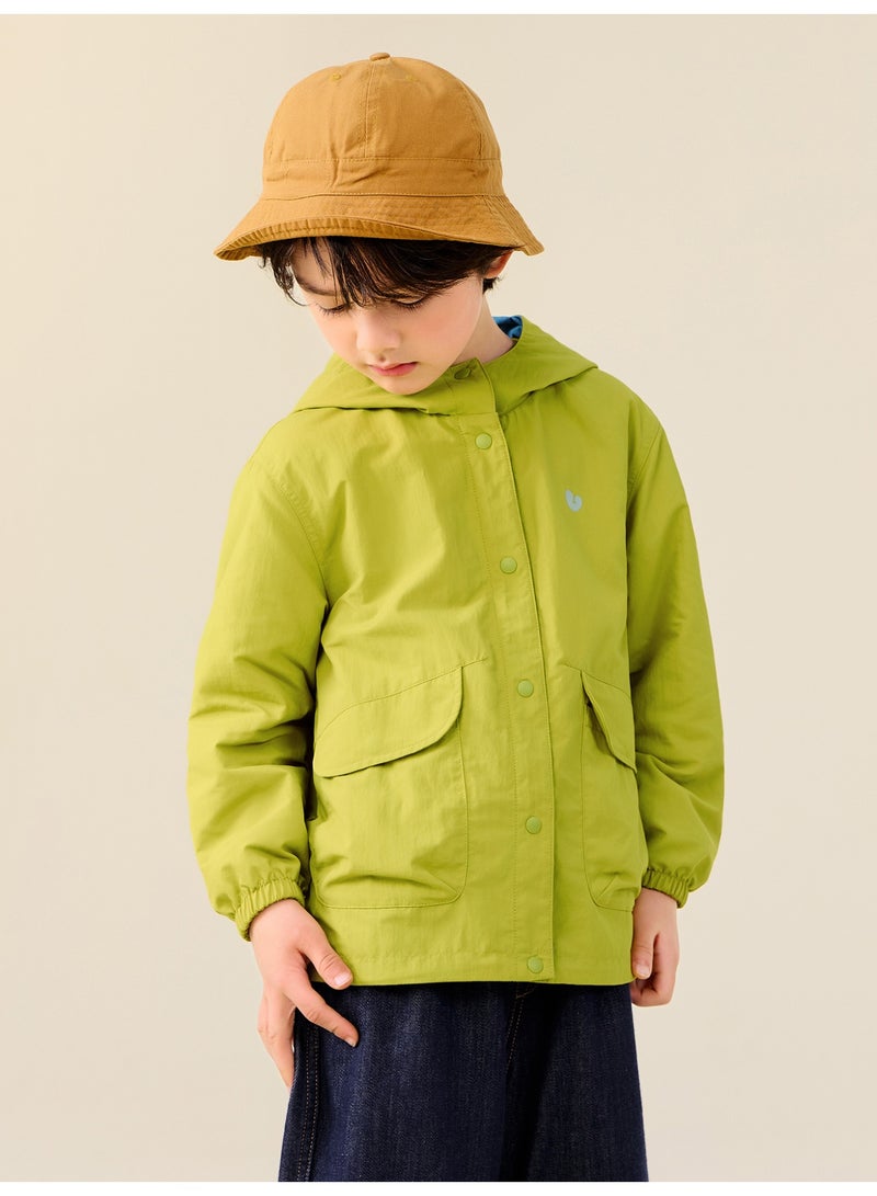 ميني بالا جاكيت رأسًا خفيف للاطفال غير منفصل جنسياً، متعدد الاستخدامات، قوي، تصميم بلوكت للألوان، جيوب وظيفية، ذيل طويل، لارتداءه الخارجي العادي، ملابس خارجية جديدة للأطفال في فصل الربيع والخريف - Image 2