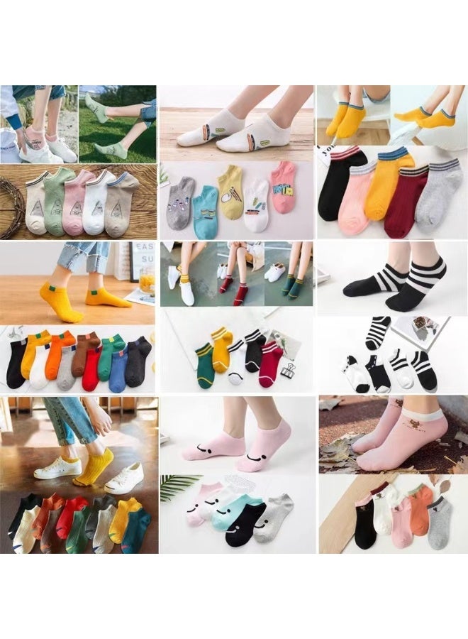 KUYING Fashion Anti Slip Breathable Sports Socks Ten Piece Set