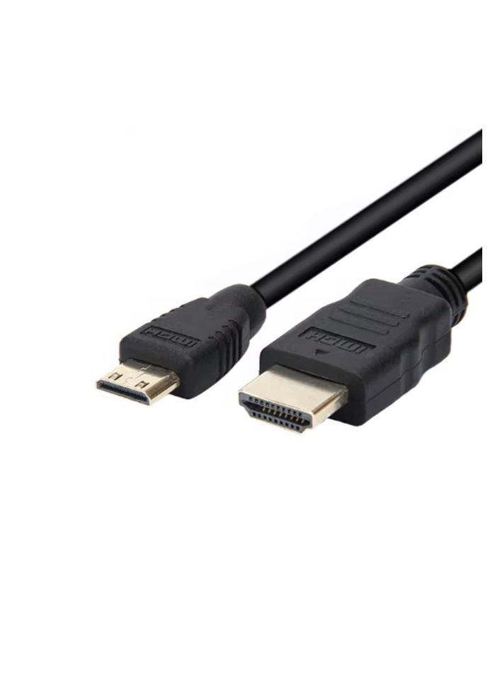 فوجيشكا كابل Mini HDMI إلى HDMI بطول 3 متر – ذكر إلى ذكر – يدعم دقة 4K UHD ونقل صوت وصورة عالي السرعة - Image 4