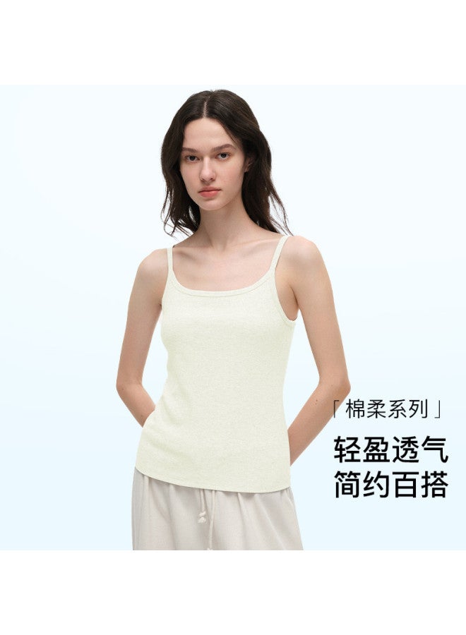 ubras Classic Solid Color Sleeveless Camisole - Reversible Layering Tank Top, Slim-Fit Thin Strap Undershirt For Women - Image 2