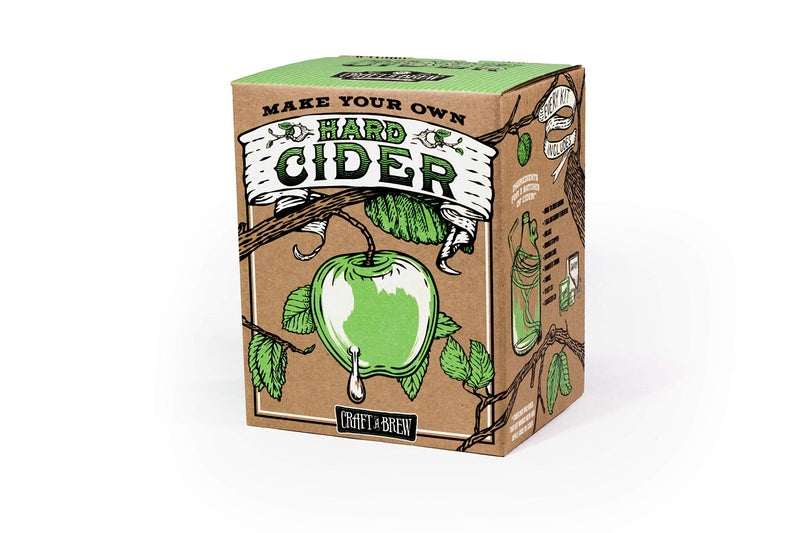 Craft A Brew - Hard Cider Kit - Beer Making Kit - Make Your Own Craft Beer - Complete Equipment and Supplies - Starter Home Brewing Kit - 1 Gallon - Image 1