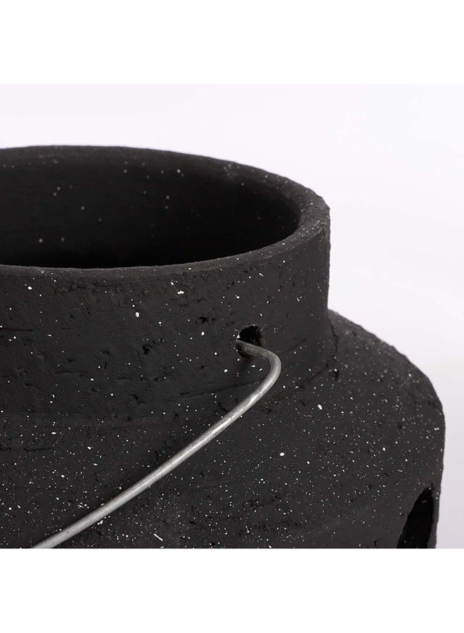 Suncoast Suncoast Peta Outdoor Hanging Pot Planter Black  - Image 3