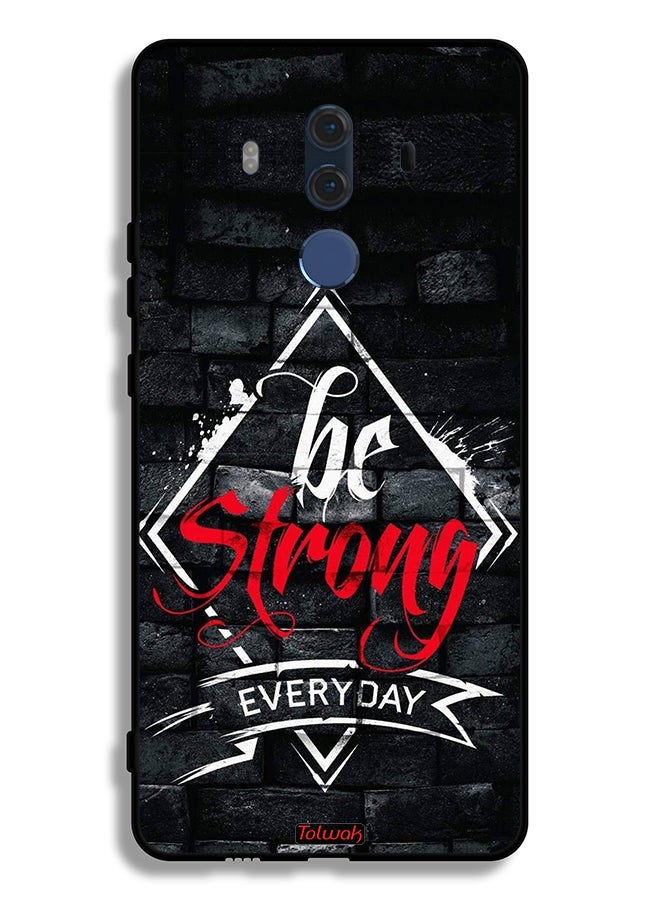 Tolwak Huawei Mate 10 Pro Protective Case Cover Be Strong Every Day - Image 2