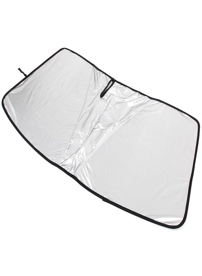 Qiosreui Windshield Sunshade for Hyundai Sonata 10th 2020-2024 Front Window Sun Shade Foldable Reflective Sun Visor Custom Sunscreen UV Blocker Privacy Protector HeatShield Keeps Your Vehicle Cool (White) - Image 5