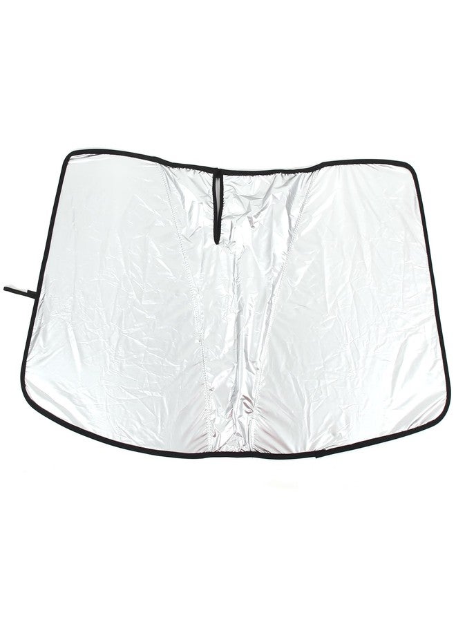 Qiosreui Windshield Sunshade for Hyundai Sonata 10th 2020-2024 Front Window Sun Shade Foldable Reflective Sun Visor Custom Sunscreen UV Blocker Privacy Protector HeatShield Keeps Your Vehicle Cool (White) - Image 2