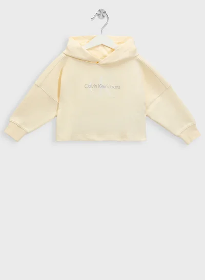Calvin Klein Jeans Kids Glitter Logo Hoodie