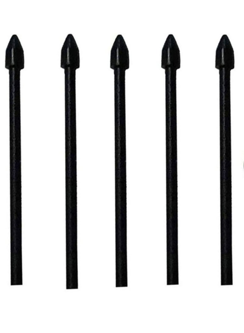 5 Pack Touch Stylus S Pen Replacement Tips For Samsung Galaxy Tab S6 Lite S6/S7/S7+/Note 10/Note 20 Black  - Image 2