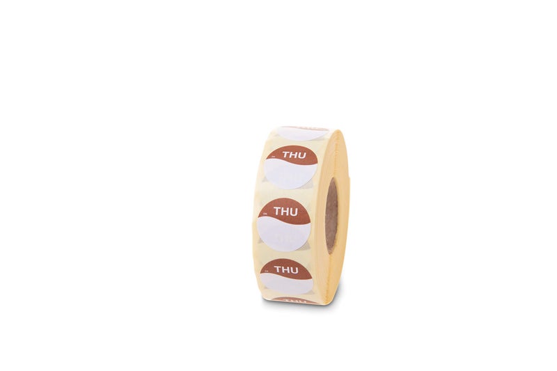 DayMark Safety Systems DayMark Day of the Week 3/4" x 3/4" Removable Label, Wednesday, Red (2,000 Labels) - Image 5