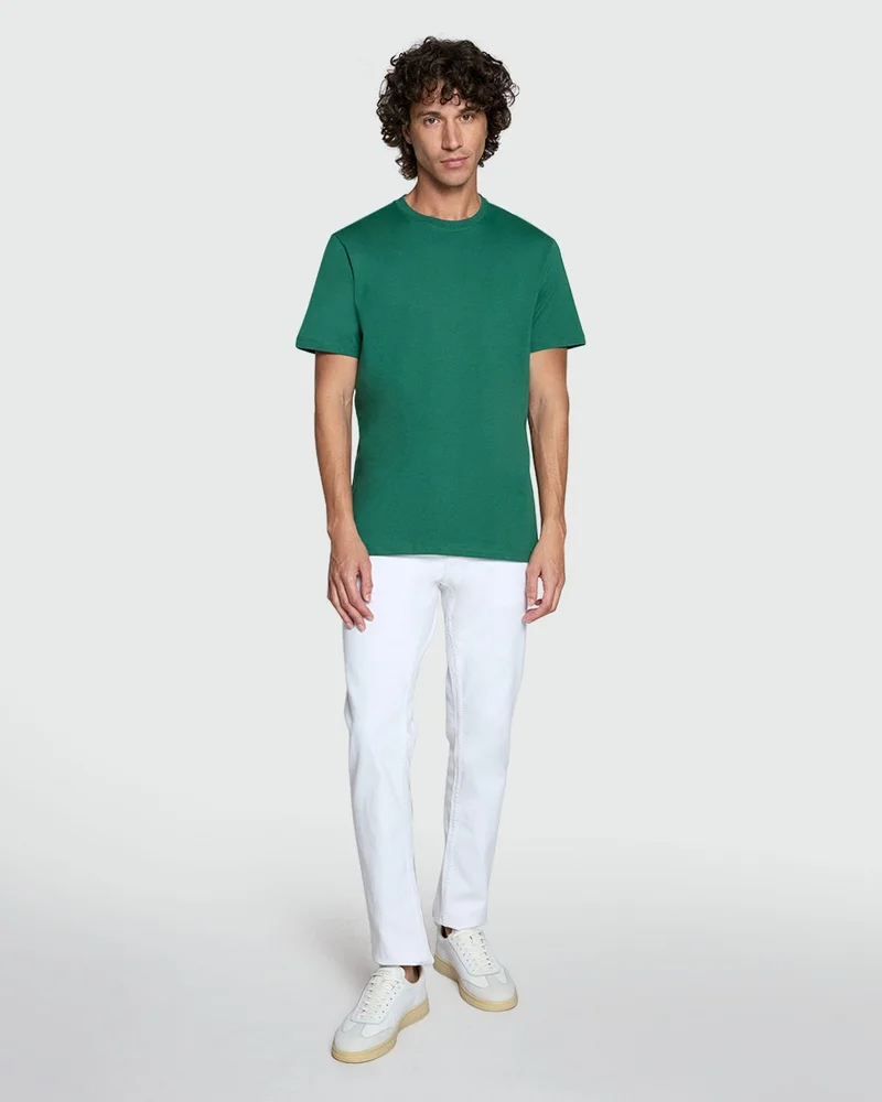 Ovs  Crew Neck Tee In Eden Green for Men | Best Price UAE