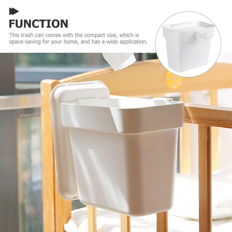 Reliable local delivery service Outanaya Kitchen Trash Can Wall-Mount Hanging Garbage Bin with Lid, White Small Space-Saving Kitchen Waste Basket for Cabinet Door Storage and Office Rubbish Organization Multi-purpose fine material All space matching look Tiered purchase options Widely used design Chemical free Wide use selected material Varied global sizing picks Good ventilation KSA standard compatible design All-round unified build Scratch resistant Batch consistent craftsmanship Global simple assemble options Authorized haulage delivery Storage burden minimized build Market demand focused build High strength upgraded material Trendy economical quality Advanced compact design Big & small space compatible Fine polished finish All usage compatible Multi-use detailed build Simple multi-feature practical build - Image 3