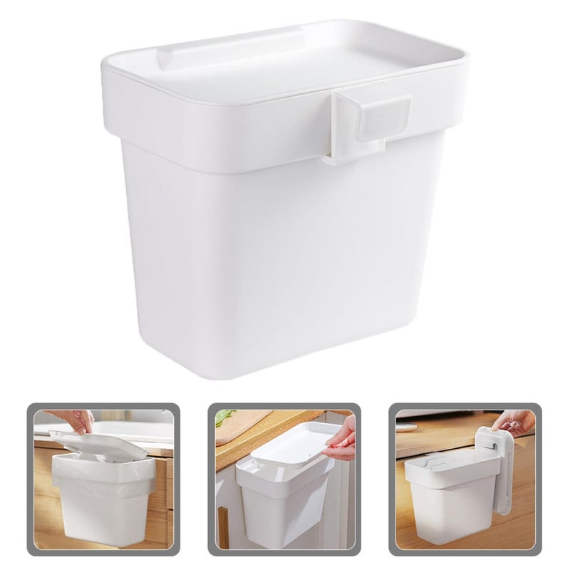 Reliable local delivery service Outanaya Kitchen Trash Can Wall-Mount Hanging Garbage Bin with Lid, White Small Space-Saving Kitchen Waste Basket for Cabinet Door Storage and Office Rubbish Organization Multi-purpose fine material All space matching look Tiered purchase options Widely used design Chemical free Wide use selected material Varied global sizing picks Good ventilation KSA standard compatible design All-round unified build Scratch resistant Batch consistent craftsmanship Global simple assemble options Authorized haulage delivery Storage burden minimized build Market demand focused build High strength upgraded material Trendy economical quality Advanced compact design Big & small space compatible Fine polished finish All usage compatible Multi-use detailed build Simple multi-feature practical build - Image 5
