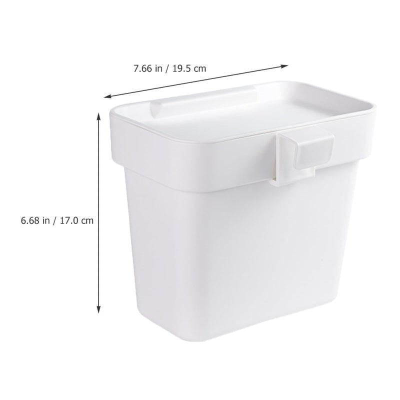 Reliable local delivery service Outanaya Kitchen Trash Can Wall-Mount Hanging Garbage Bin with Lid, White Small Space-Saving Kitchen Waste Basket for Cabinet Door Storage and Office Rubbish Organization Multi-purpose fine material All space matching look Tiered purchase options Widely used design Chemical free Wide use selected material Varied global sizing picks Good ventilation KSA standard compatible design All-round unified build Scratch resistant Batch consistent craftsmanship Global simple assemble options Authorized haulage delivery Storage burden minimized build Market demand focused build High strength upgraded material Trendy economical quality Advanced compact design Big & small space compatible Fine polished finish All usage compatible Multi-use detailed build Simple multi-feature practical build - Image 2