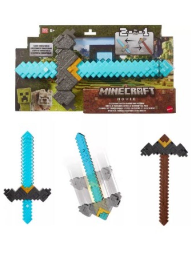 Minecraft Click And Switch Sword And Pickaxe Roleplay JKC15 - Image 1