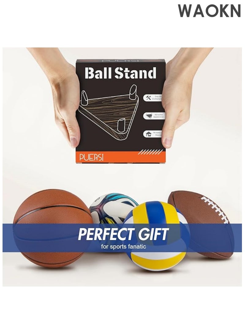 دبليو أيه أو كي أن حامل الكرة، حامل كرة السلة، حامل كرة القدم، حامل كرة الجوز، حامل عرض مناسب لكرة السلة وكرة القدم والكرة الطائرة - Image 2