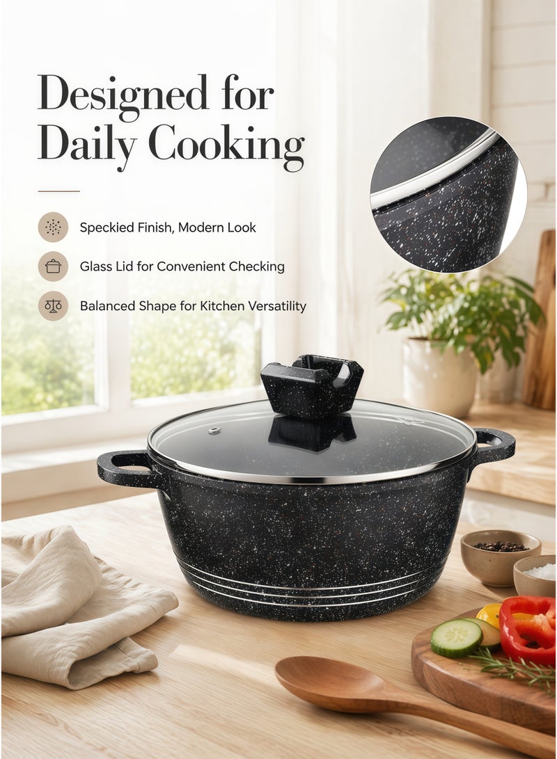 MGC Soap Pot 2.18L Die-cast Clay Pot - Non-stick, granite coating, suitable for induction cooktops, halogen stoves, and gas stoves.2.18L Die-cast Clay Pot - Non-stick, granite coating, suitable for induction cooktops, halogen stoves, and gas stoves. - Image 2