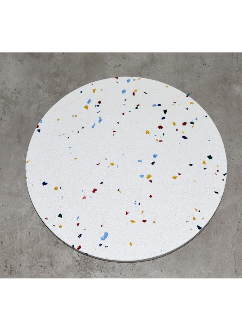 Round Multicolor Quartz tray 28x1.2cm - Image 2