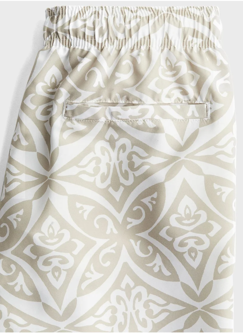 H&M Patterned Swim Shorts