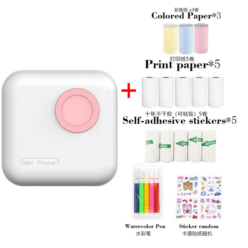 Mini Bluetooth Thermal Printer for Photos and Notes - Portable Wireless Printer Compatible with iOS &  Android - Image 1