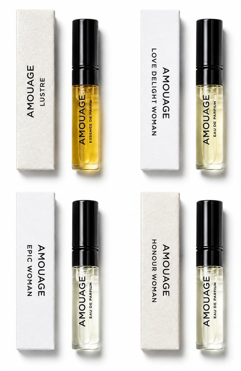 أمواج Amouage perfume set consisting of 4 pieces, 2 ml each 2ml - Image 1