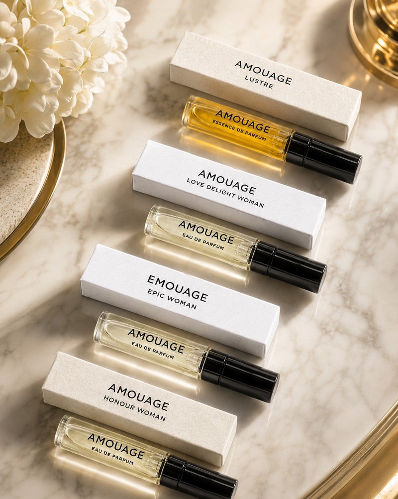 أمواج Amouage perfume set consisting of 4 pieces, 2 ml each 2ml - Image 3