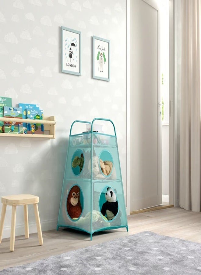 Storage With Compartments, Turquoise - Image 4