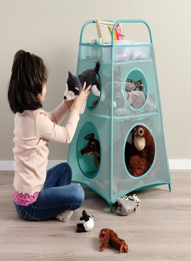 Storage With Compartments, Turquoise - Image 5