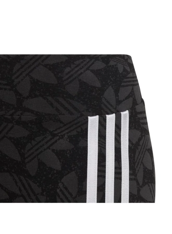 Adidas Originals CARBON/BLACK/WHITE High-Waisted Allover Print Leggings for Women | Best Price UAE