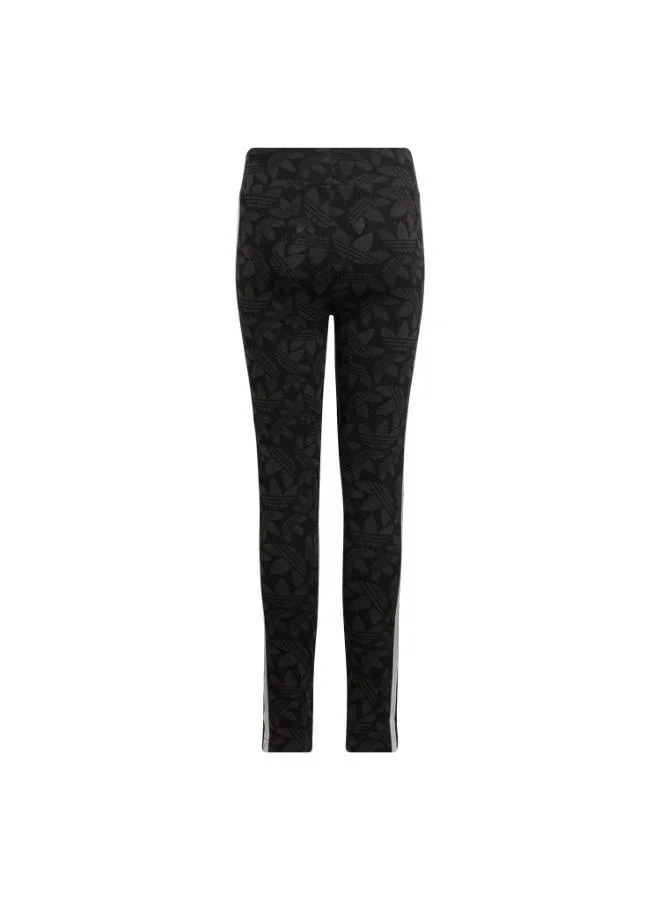 Adidas Originals CARBON/BLACK/WHITE High-Waisted Allover Print Leggings for Women | Best Price UAE