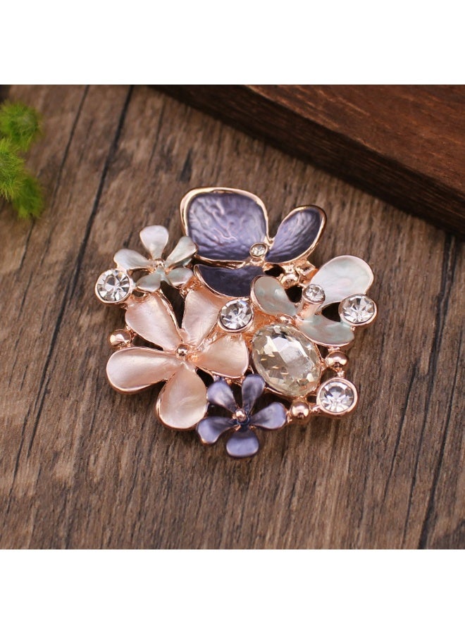 KUYING Enamel Geometric Fashionable And Creative High-end Brooch 