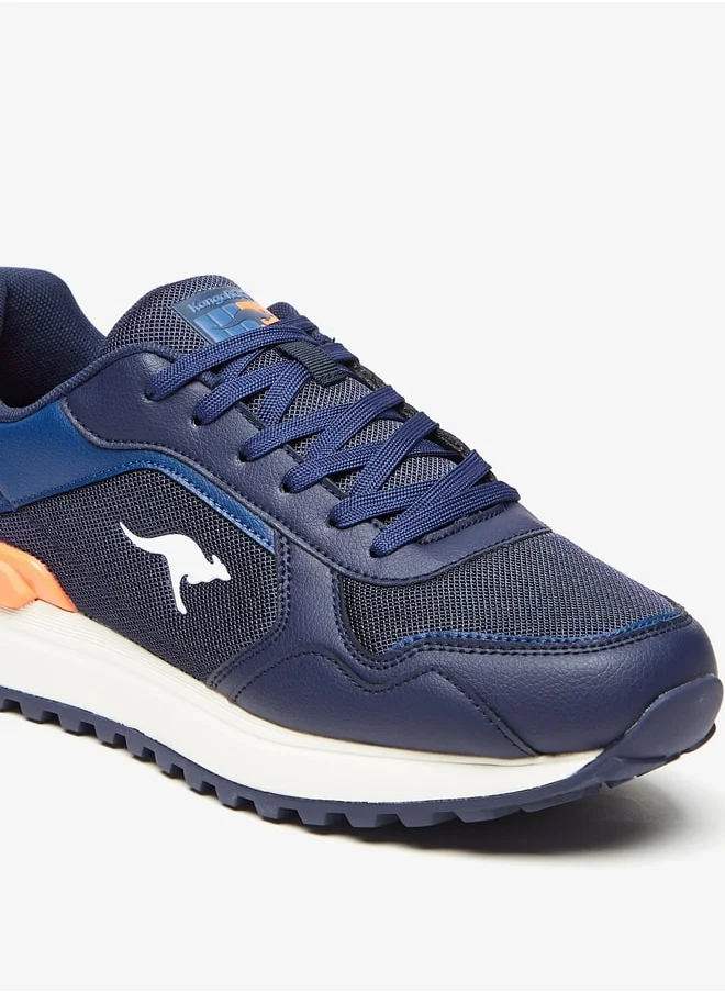 kangaROOS Men's Textured Lace-Up Sneakers