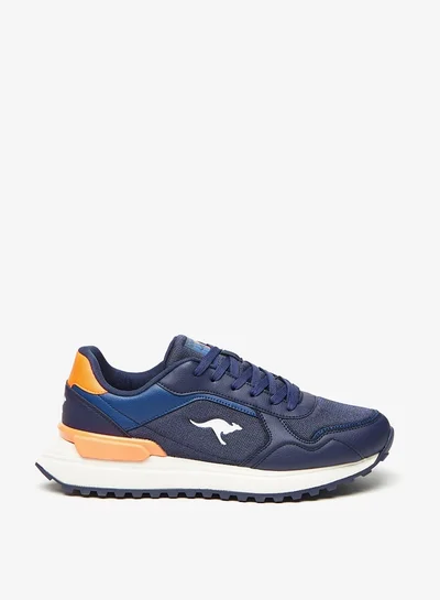 كانغاروس Men's Textured Lace-Up Sneakers