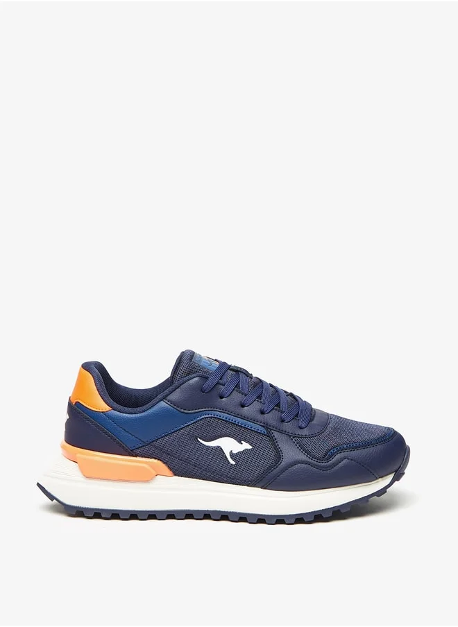 kangaROOS Men's Textured Lace-Up Sneakers