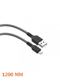 Wopow كابل بيانات مضفر من القماش من Wopow FB01 بطول 1.2 متر لأجهزة iPhone وiPad من Apple  - Image 2