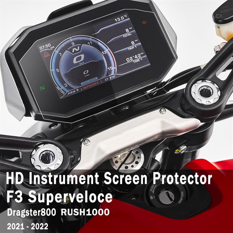 Yurefax MV Agusta Motorcycle Dashboard Screen Protector - Image 2