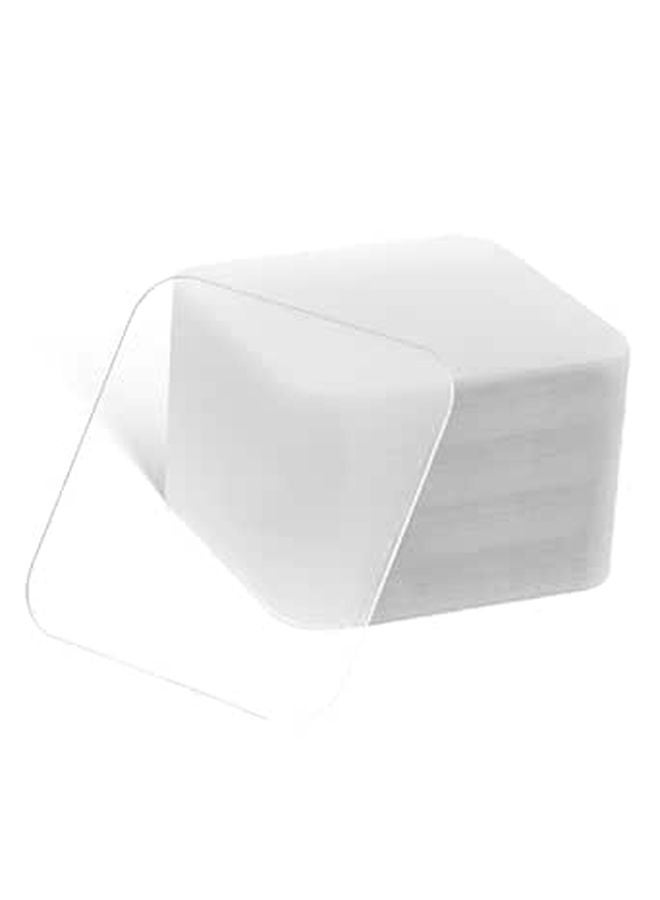 Double Sided Mounting Tape 40Pcs Removable Transparent Adhesive Squares For Wall - Image 1