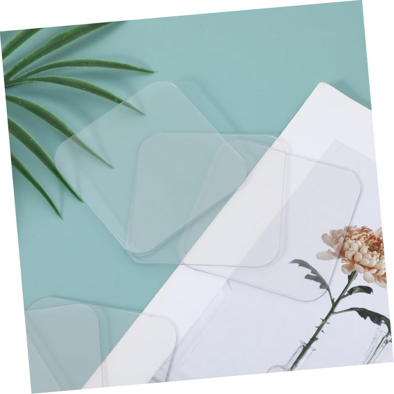 Double Sided Mounting Tape 40Pcs Removable Transparent Adhesive Squares For Wall - Image 5