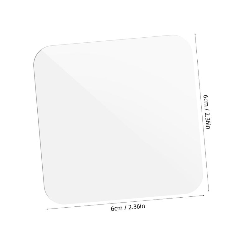 Double Sided Mounting Tape 40Pcs Removable Transparent Adhesive Squares For Wall - Image 3