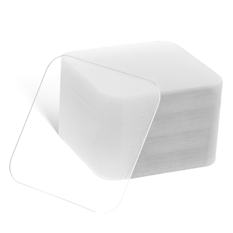 Double Sided Mounting Tape 40Pcs Removable Transparent Adhesive Squares For Wall - Image 2