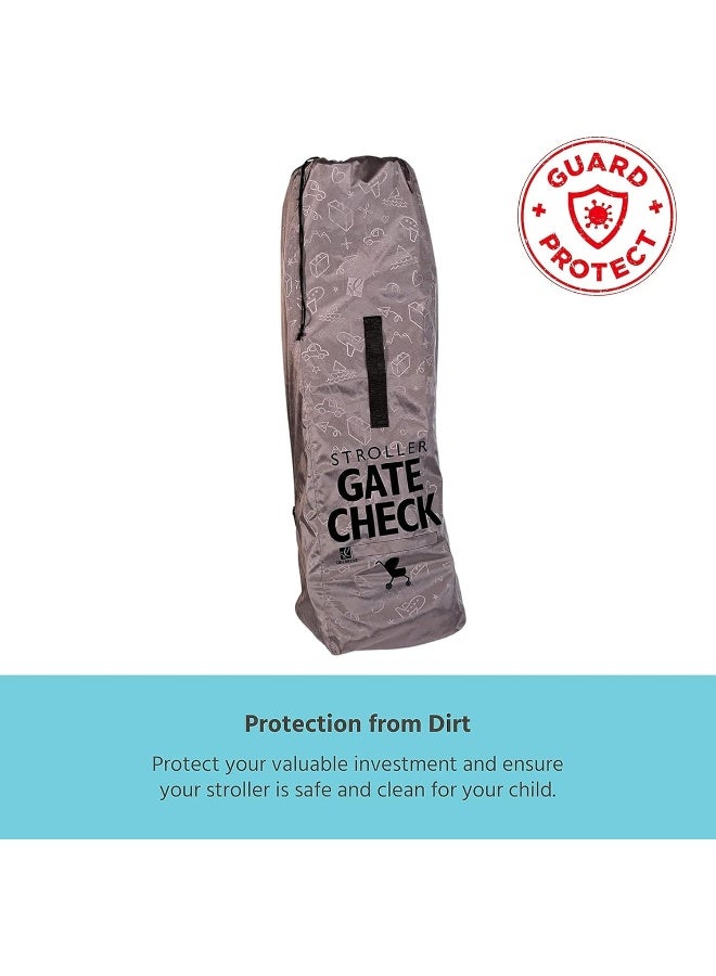 J.L. Childress Deluxe Gate Check Bag for Umbrella Strollers - Premium Heavy-Duty Durable Air Travel Bag, Adjustable Shoulder Strap - Fits Compact, Umbrella-Style Strollers - Image 4