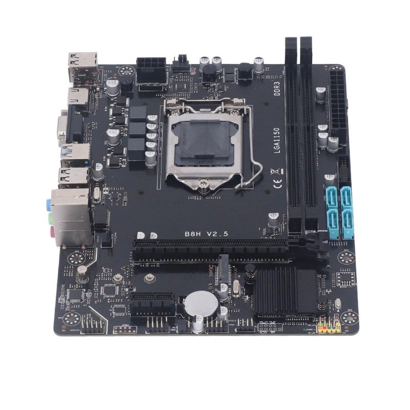 B8H B85 Gaming Motherboard LGA1150 DDR3 Dual Channel Memory Slot - USB 3.0 Ports Desktop Computer Motherboard for Core i7 i5 i3 Processors - Image 3